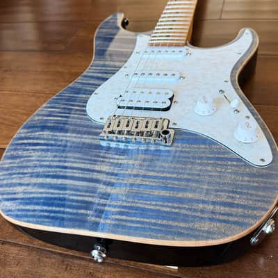 Suhr Standard Plus Trans Blue Denim Slate Roasted Maple Neck SSCII 90946 image 2