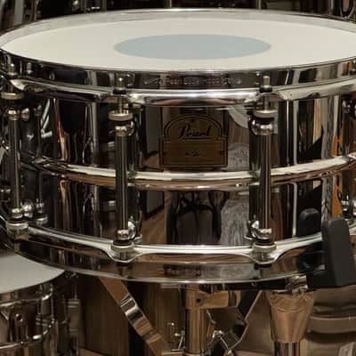Pearl IP1465 Ian Paice Signature 14x6.5" Stainless Steel Snare Drum 2010s - Chrome Over Steel image 2