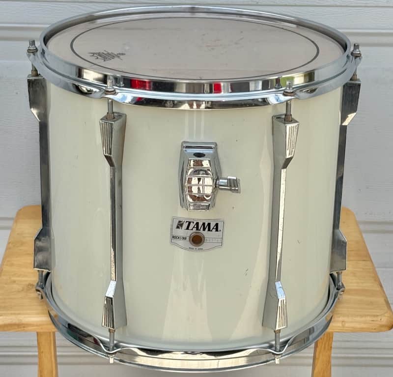 Tama Rockstar DX 12" Rack Tom White MADE IN JAPAN for drum set image 1