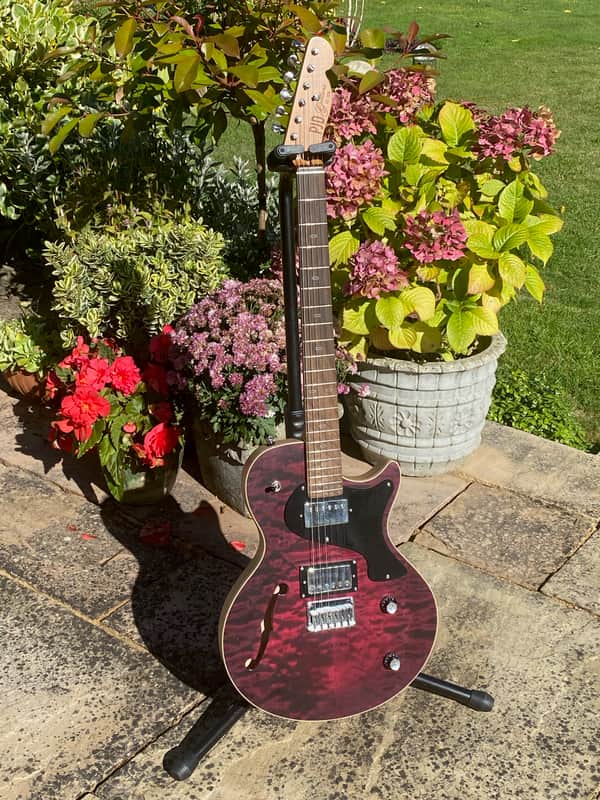 PJD Guitars PJD Carey Elite F-Hole Semi-Hollow Electric Guitar, Highland Purple 2022 - Highland Purple