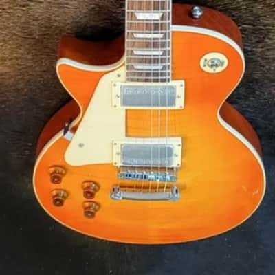 Firefly LH Left Handed FFLPS Les Paul Transparent Honey Flame image 6