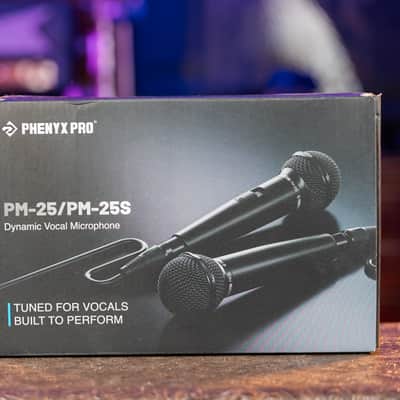 Phenyx Pro PM-25S Dynamic Instrument Microphone – XLR – Mint with Box image 2