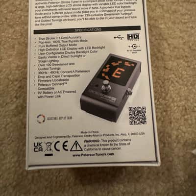 Peterson StroboStomp HD Silver with Original Box image 11
