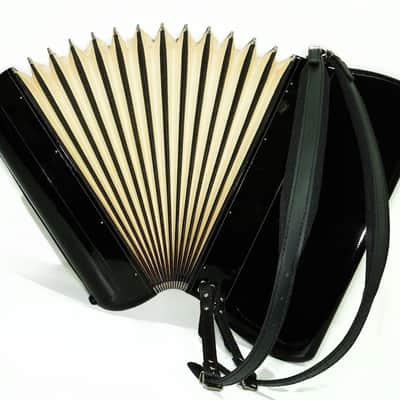 Vintage Accordion Cantulia Sonatina bi 96 Bass, Rare Old German Piano Accordian, New Straps, 2392, Keyboard Accordion Instrument, Rich and Bright Sound image 10