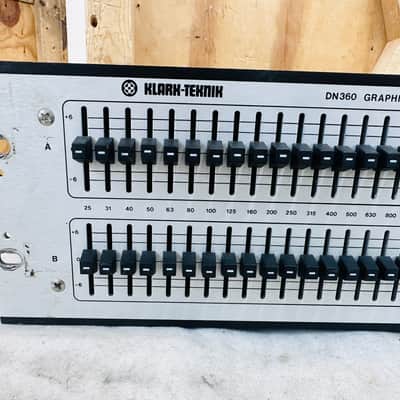Klark Teknik DN360 2-Channel 31 Band Graphic Equalizer - Tested & Working #26066 image 4