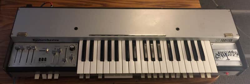 Farfisa Syntorchestra vintage 70s analog solo & string synthesizer, tuned and working great! image 1
