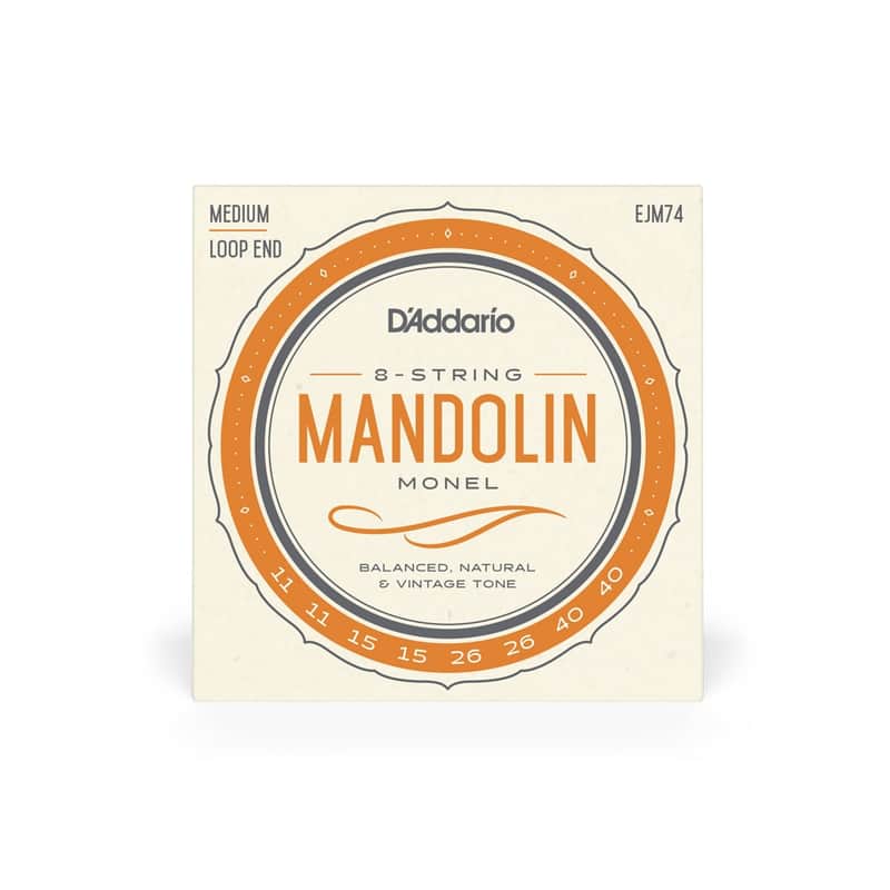 Ejm74 Mandolin Strings, Monel, Medium, 11 40 image 1