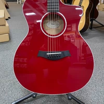 Taylor 214ce-RED DLX Acoustic Electric Guitar w/ Case image 2