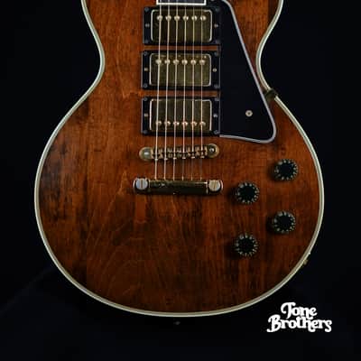 MINTY w/ 2nd Gen Chainsaw Case! 1977 Gibson Les Paul Artisan Walnut image 3