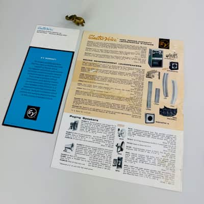 Electro-Voice Speaker Guide & PA Flyer – SRO / EV Series 1970 image 2