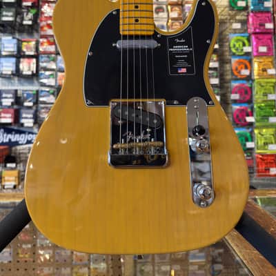 Fender American Professional II Telecaster with Maple Fretboard - Butterscotch Blonde image 2