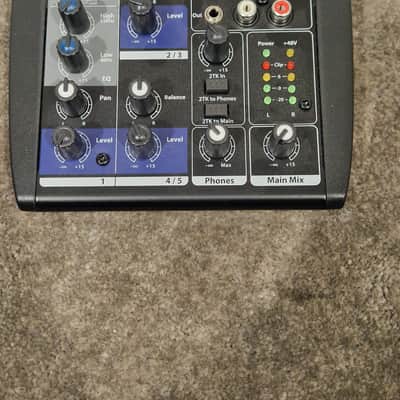 Wharfedale Pro Connect 502 Compact Mixer - 5-Channel Audio Control - Excellent w/ Original Box & Power Supply image 7