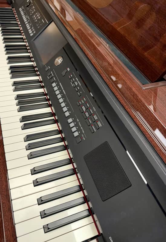 Yamaha CVP-609PM Clavinova Digital Piano Polished Mahogany inc GTB Deluxe Bench - Highly Polished Mahogany image 1