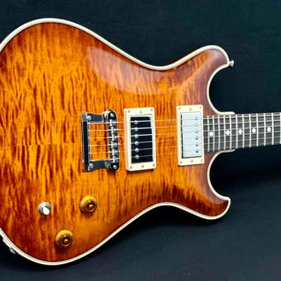 Knaggs Influence Series - Keya - Aged Scotch - Gloss Nitro Finish - T2 Maple/Mahogany Top - Mahogany Neck - Indian Rose Wood Fret Board - Lollar Imperial K Pickups - Nickel Hardware - Gold Knobs - OHSC - Call for Best Price !!! image 6