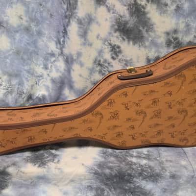 Vintage RARE 1952 Harmony Made Cowboy and Indians Scene Cowboy Guitar Acoustic Guitar Case image 4