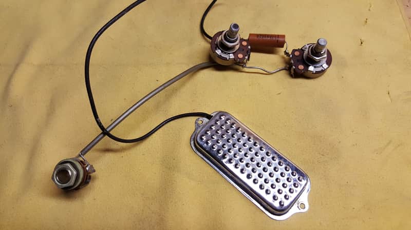 Kay Pickup harness and pickup 1964 chrome image 1