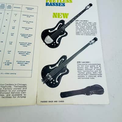 Ampeg Foldout Brochure 1970 image 5
