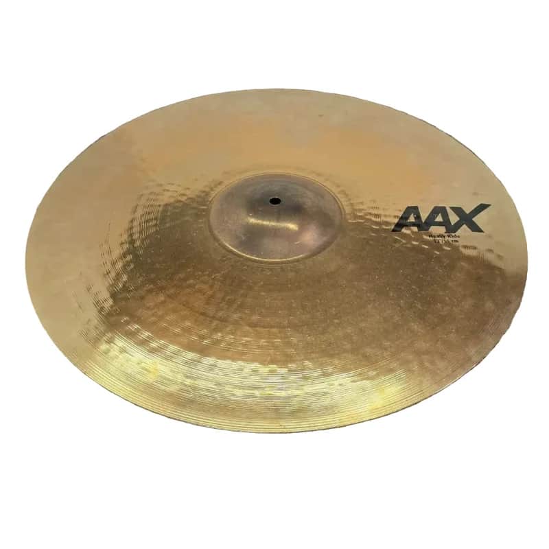Used Sabian AAX Heavy Ride Cymbal Brilliant 22" - Very Good image 1