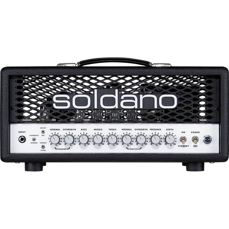 Soldano SLO-30 Super Lead Overdrive 30-watt Tube Head Metal Grille image 1