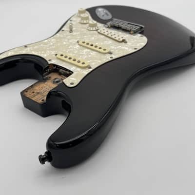 Fender Custom Shop Loaded Custom Stratocaster Body Made for Tom Rundgren 1992 - Flamed Maple Charcoal Burst image 7