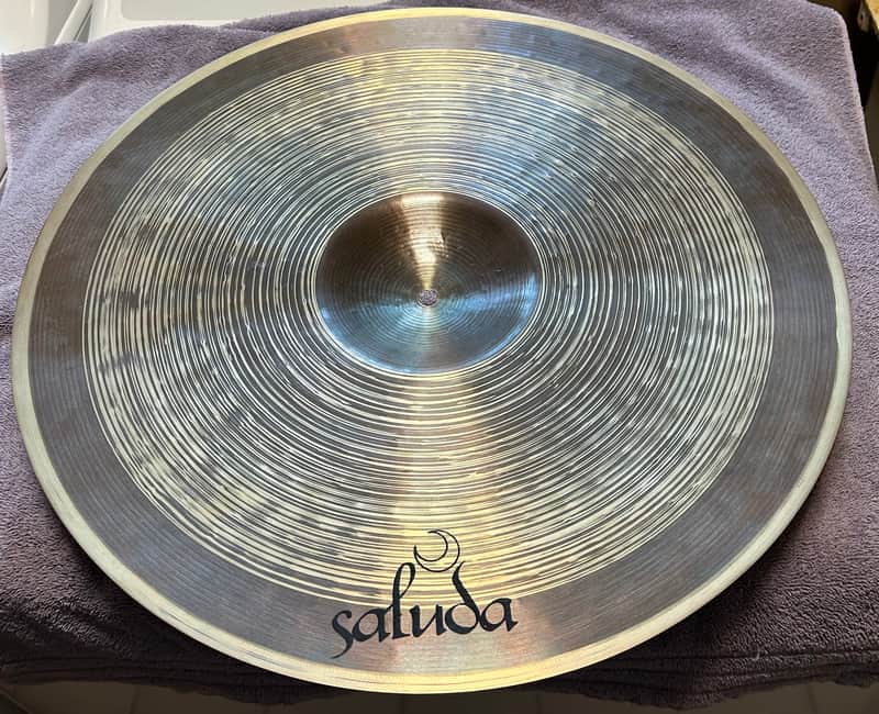 Saluda Symbolic Series 20 In. Medium Ride Cymbal, 2,227 Grams, Video Demo., MINT image 1