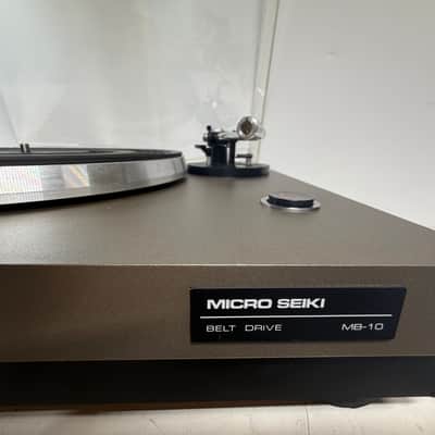 Micro Seiki MB-10 Belt Drive Turntable New Belt Tested Working Vintage image 3