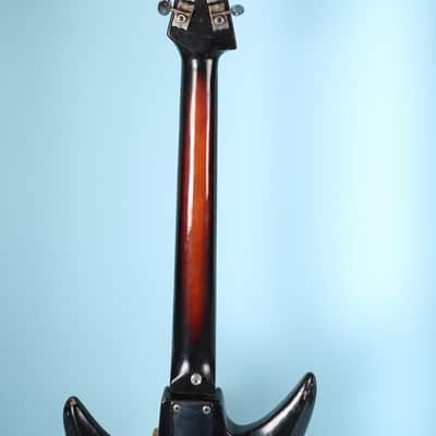 Teisco Del Rey ET-230 Sharkfin Electric Guitar Silvertone K2L Tobacco Burst image 11