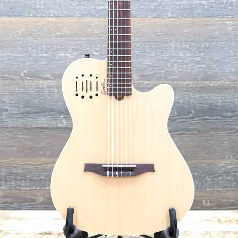 Godin Multiac Nylon Encore Spruce Natural SG Prototype "B-Stock" Electro-Classical Guitar w/Bag image 1
