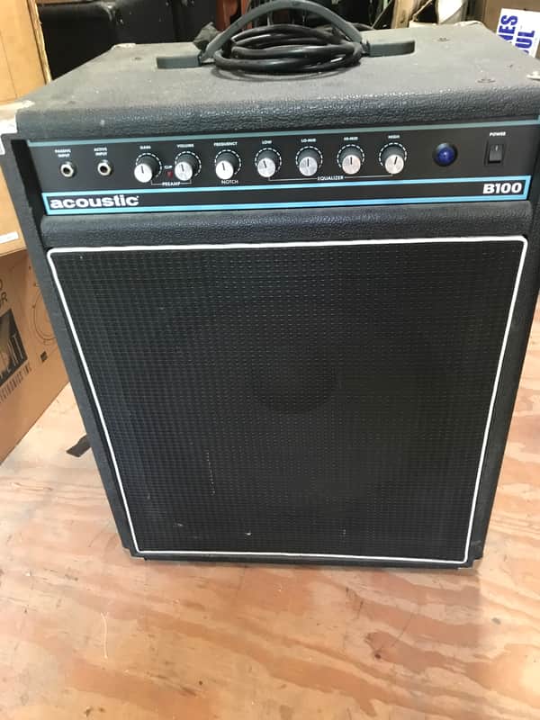 Acoustic B100 1X15 Bass Combo Solid State Amp image 1