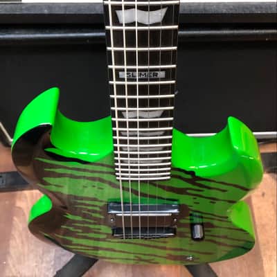ESP LTD Slimer Viper Tony Perry Signature Guitar 2015 - Green/black image 3