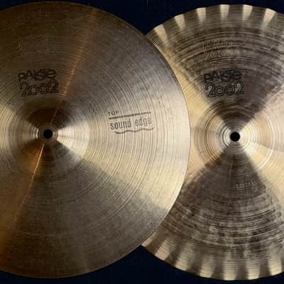 Paiste 14" 2002 Sound Edge Hihat Cymbal Pair - 974/1047g image 1