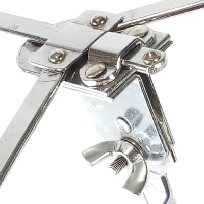 Gretsch Flat-Base Snare Drum Stand #4983 Flush Tripod Vintage 50s-60s Chrome USA image 7