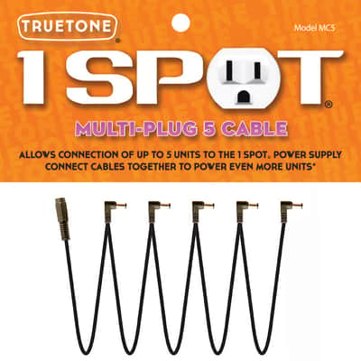 Truetone MC5 1 Spot Multi-Plug 5 Cable Daisy Chain image 1