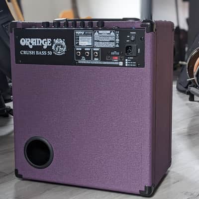 Orange Crush Bass 50 Glenn Hughes Limited Edition 50-Watt 1x12" Bass Combo 2021 - Purple image 10
