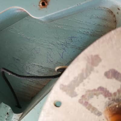 Fender Stratocater Custom Shop Relic 62 L.E. Namm 2007 Daphne Blue Abigail Ybarra handwound 2007 - Daphne Blue image 19