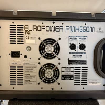 Behringer Europower PMH660M Ultra Low Noise 600 Watt Powered Mixer; Tested image 5
