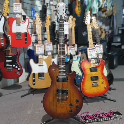 Michael Kelly Patriot Decree 'LP' Style Electric Guitar in Open Pore Tobaccoburst image 2