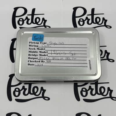 Porter 1960's Strat Pickup Set - Parchment image 2