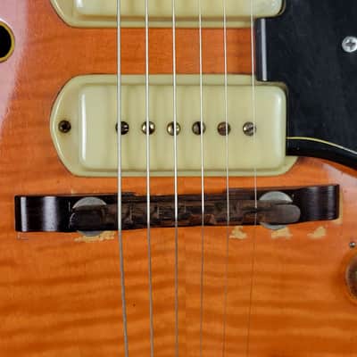 1962 Guild X-350 Stratford - Sunburst With OHSC image 14