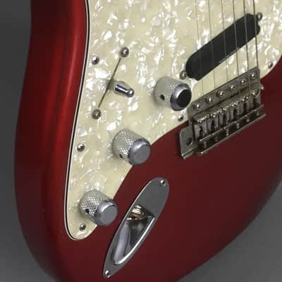 LEFTY! 1986 Vintage Boutique Super Strat Custom Guitar DiMarzio Duncan Candy Apple Red 7.6 Lb HSC image 12