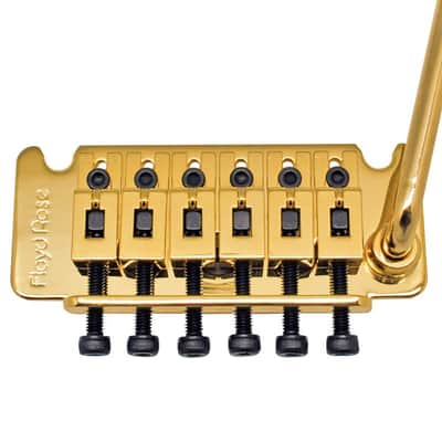 Genuine Floyd Rose Non-Fine Tuner Tremolo Bridge Gold image 1