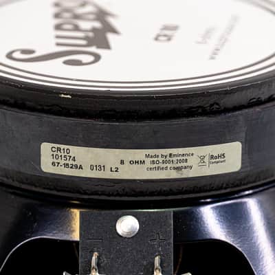Supro CR10 10" Guitar Speaker – 8Ω, 75W, Vintage-Flavored Tone image 3