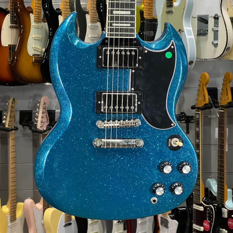 Epiphone Sg Custom Brunswick Blue Sparkle | Reverb Hungary
