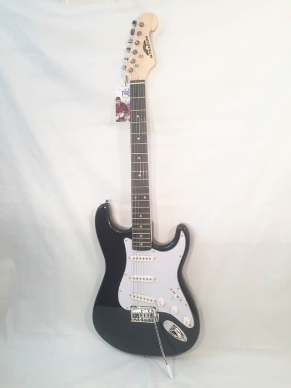 Stadium Strat Style Electric Guitar NY9303 NEW Black Quality Hardware-w/Shop Setup image 1