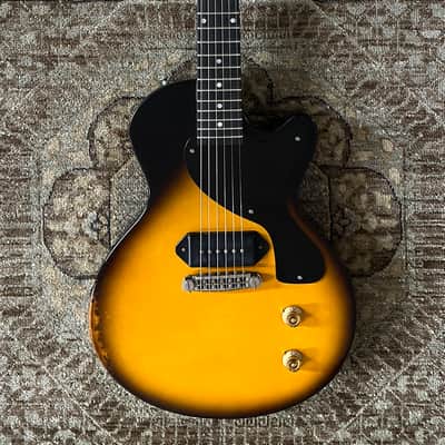 Eastman SB55/v-SB Solid Body Electric in Antique Sunburst Varnish w/ Hard Case & Free Pro Setup image 1