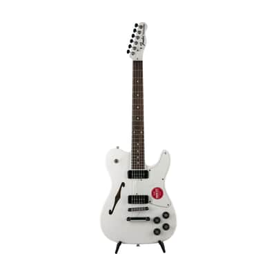 Fender Jim Adkins JA-90 Telecaster Thinline Electric Guitar, Maple FB, Laurel White, ICF1900XXXX image 1