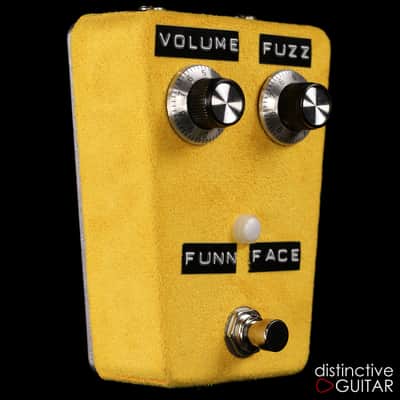 Shin's Music Fun Face Silicon Fuzz Pedal - Yellow Suede image 2