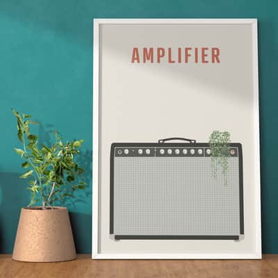 Fender Amplifier Print - Guitar Amp Poster, A3 Size image 6
