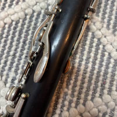 Selmer Vintage Paris Bb Bass Clarinet to Low Eb - Grenadilla Wood image 8