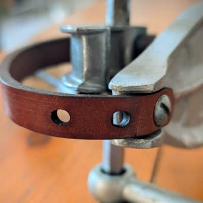 Camco Leather Kick Drum Pedal Strap 2026 - Brown image 3